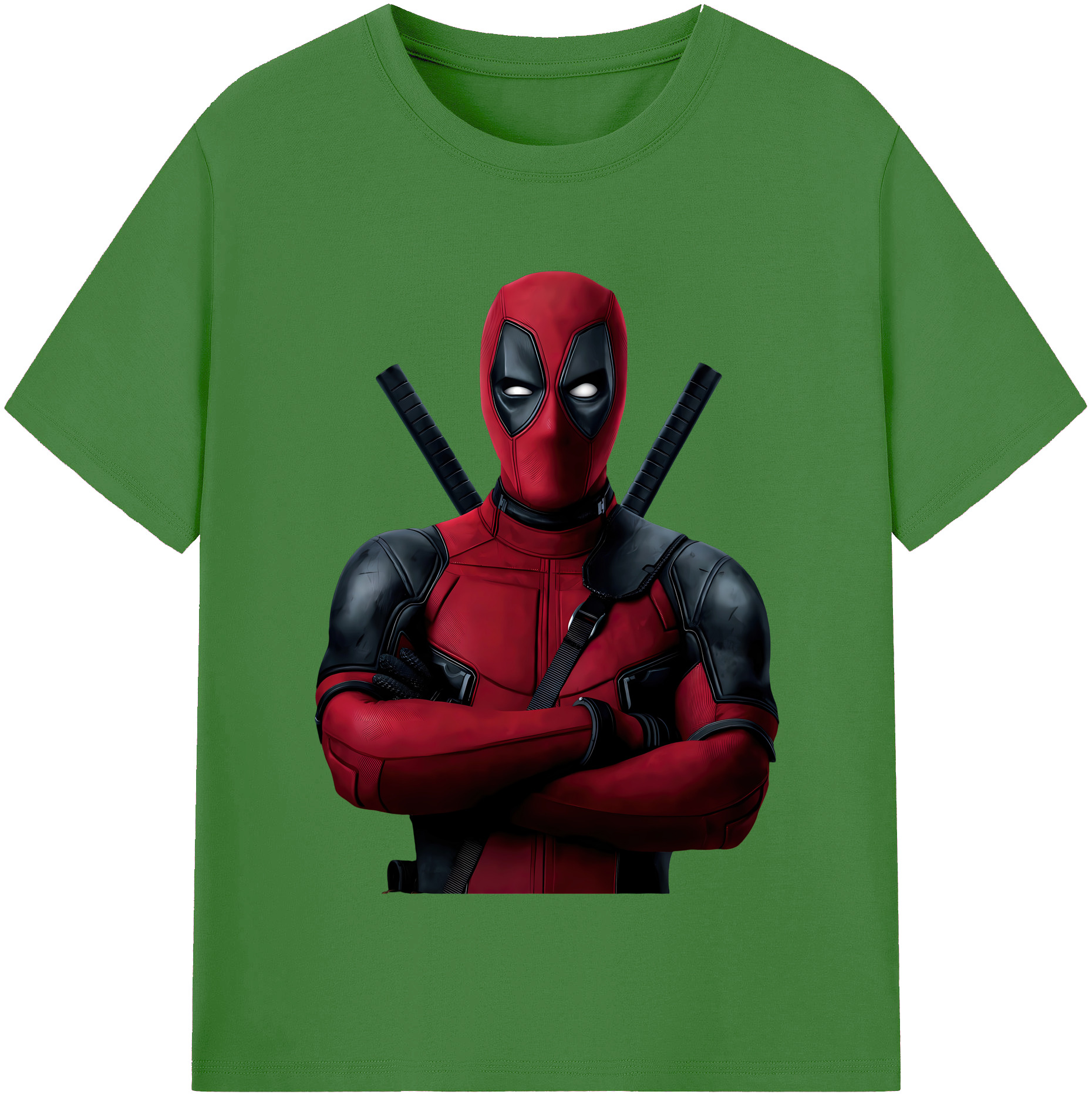 （画像用） Deadpool デッドプール レディースカジュアルプリントTシャツ（綿100％）